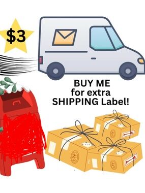 PLEASE BUY FOR EXTRA SHIPPING OVER $5 LBS ! YOU KNOW WHO YOU ARE!